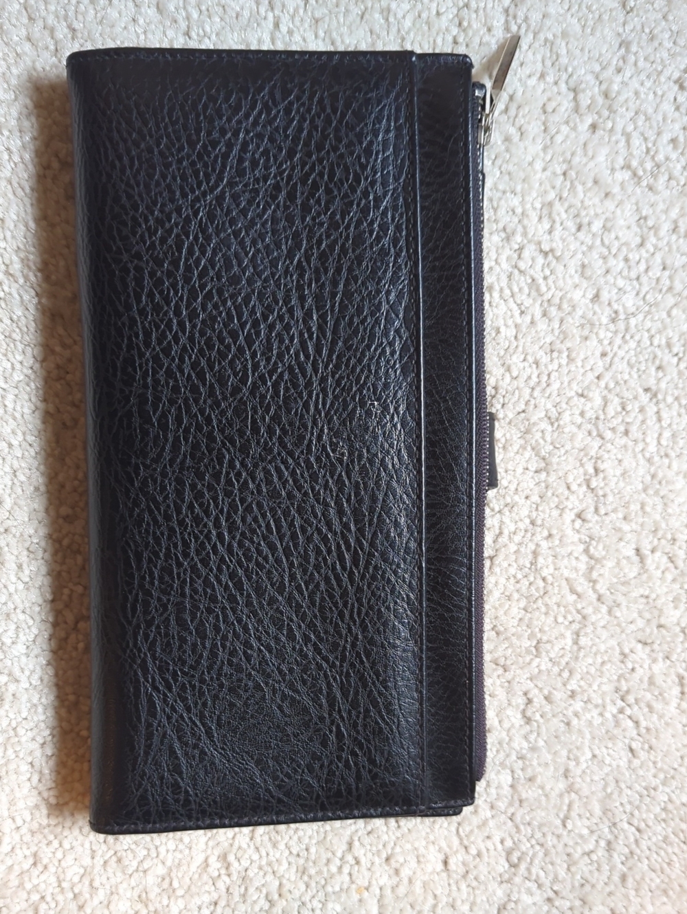 Matt & Nat Classic Black Vegan Leather Zip Wallet or Clutch